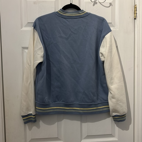 Bluenotes blue fleece bomber varsity‎ jacket - Picture 3 of 5